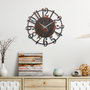 Wallity Reloj de pared decorativo de metal Multicolor